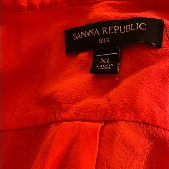 XL Banana Republic coral sleeveless top - Picture 3 of 4
